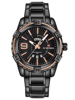 Zegarek Męski Naviforce - Nf9117 (Zn059C) - Black/Rosegold + Box