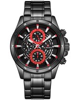 Zegarek Męski Naviforce - Nf9149 (Zn090B) Black / Red + Box