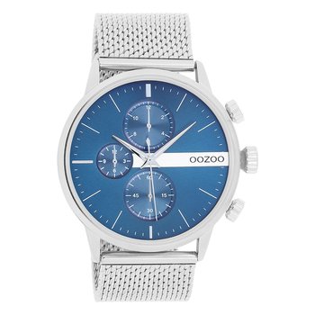 Zegarek męski Oozoo Timepieces analogowy metalowy srebrny UOC11100 - Oozoo