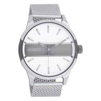 Zegarek męski Oozoo Timepieces analogowy metalowy srebrny UOC11105 - Oozoo