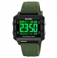 Zegarek Męski / Pasek / Elektroniczny / Stoper Timer Alarm 12/24 H Inna marka