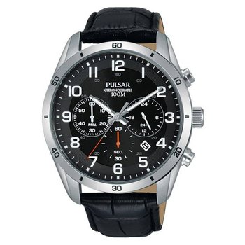Zegarek męski PULSAR Business Man, PT3833X1, czarno-srebrny - Pulsar