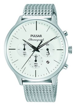 Zegarek męski PULSAR Business Man, PT3891X1, srebrny - Pulsar