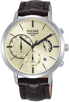 Zegarek męski PULSAR Sport, PT3991X1, czarno-srebrny - Pulsar