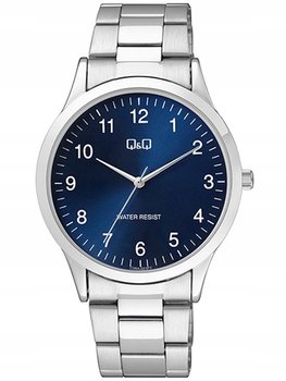 Zegarek Męski Q&Q C08A-001P Klasyczny Srebrny Q&Q - Q&Q