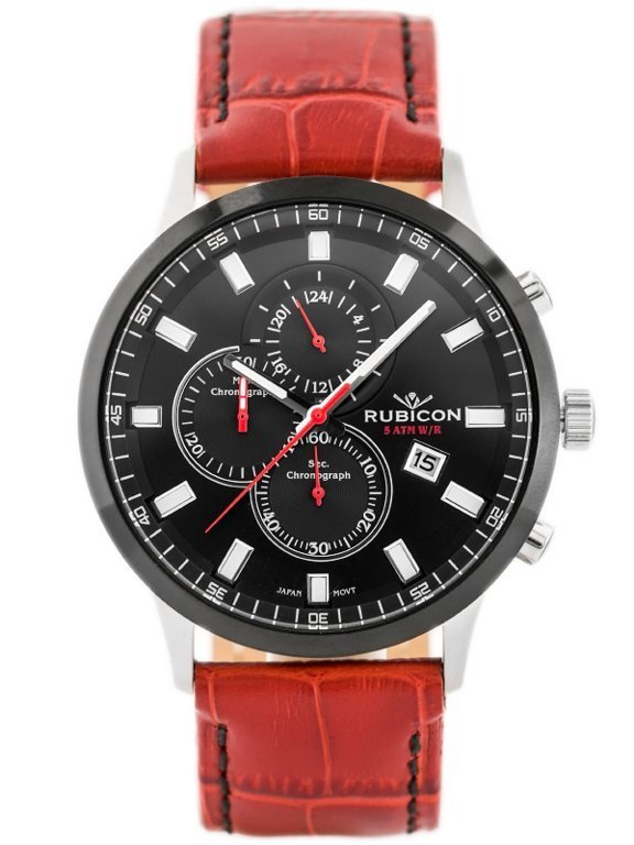 Фото - Наручний годинник Rubicon Zegarek Męski  Rncd71 - Chronograf  (Zr082C)