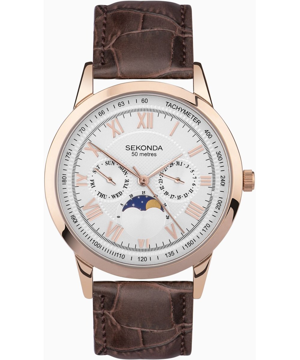 Zegarek Męski Sekonda Armstrong Moon Phase SEKONDA Moda Sklep