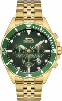 Zegarek męski SLAZENGER SL.09.2130.2.04 zielony fashion na prezent - Slazenger