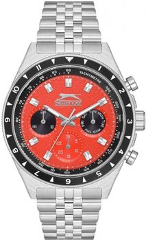 Zegarek męski SLAZENGER SL.09.2248.2.05 czerwony fashion na prezent - Slazenger