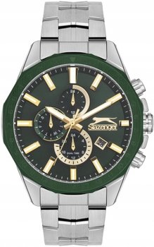 Zegarek męski SLAZENGER SL.09.2259.2.04 zielony fashion na prezent - Slazenger