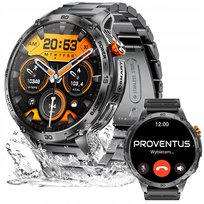 Zegarek Męski Smartwatch Puls Rozmowy IP68 3ATM Latarka 730mAh Menu PL
