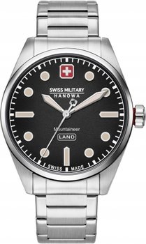 Zegarek męski SWISS MILITARY 06-5345.7.04.007 stalowy klasyczny do pływania - Swiss Military Hanowa