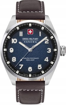 Zegarek męski SWISS MILITARY SMWGA0001502 niebieski klasyczny - Swiss Military Hanowa