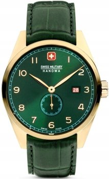 Zegarek męski SWISS MILITARY SMWGB0000710 zielony klasyczny - Swiss Military Hanowa