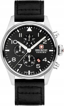 Zegarek męski SWISS MILITARY SMWGC0000401 czarny klasyczny - Swiss Military Hanowa