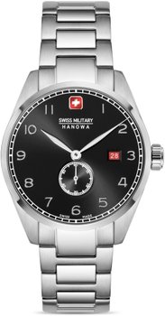 Zegarek męski SWISS MILITARY SMWGH0000704 stalowy klasyczny do pływania - Swiss Military Hanowa