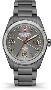 Zegarek męski SWISS MILITARY SMWGH2100940 grafitowy sportowy do pływania - Swiss Military Hanowa