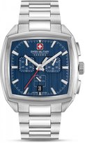 Zegarek męski SWISS MILITARY SMWGI0004302 granatowy klasyczny do pływania Swiss Military Hanowa