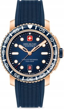Zegarek męski SWISS MILITARY SMWGN0001720 niebieski sportowy do nurkowania - Swiss Military Hanowa