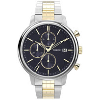 Zegarek Męski Timex Tw2W13300 Srebrny Timex