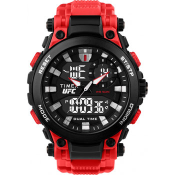 Zegarek Męski Timex UFC Impact TW5M53000 czerwony pasek - Timex