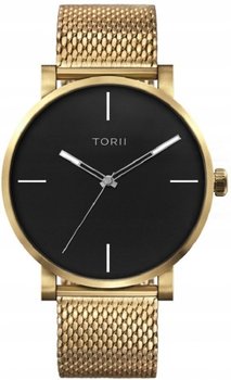 Zegarek męski TORII G45GG.B5 złoty klasyczny do pływania - TORII