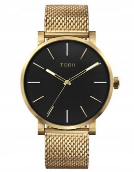 Zegarek męski TORII G45GG.BG złoty klasyczny do pływania - TORII