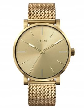 Zegarek męski TORII G45GG.GG złoty klasyczny do pływania - TORII