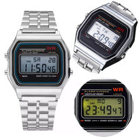 Zegarek Męski Vintage Elektroniczny Retro Klasyk Geneva