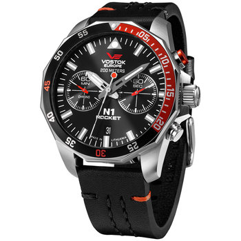 Zegarek Męski Vostok Europe 6S21-225A707 czarny - Vostok Europe