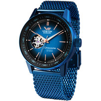 Zegarek Męski Vostok Europe NH38A-560D681B niebieski Vostok Europe