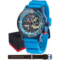 Zegarek Męski Vostok Europe VS57-595D736S niebieski Vostok Europe