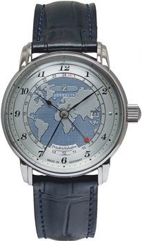 Zegarek męski ZEPPELIN 8596-3 granatowy klasyczny - ZEPPELIN