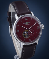 Zegarek Męski Zeppelin Hindenburg Open Heart Automatic ZEPPELIN