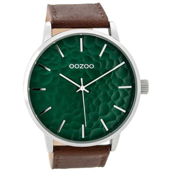 Zegarek na bransolecie Oozoo brązowa skóra C9441 Zegarki męski analogowy zegarek kwarcowy UOC9441 - Oozoo
