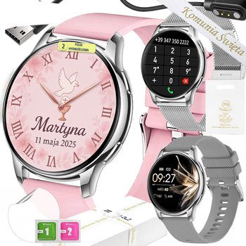 Zegarek na Komunię Rubicon - Zestaw 3w1: Rozmowy, Puls, PL Menu - Rubicon