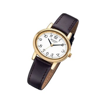 Zegarek na rękę Regent brązowy F-577 damski analogowy zegarek kwarcowy URF577 - Regent