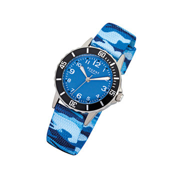Zegarek na rękę Regent niebieski F-940, analogowy zegarek kwarcowy dla dzieci URF940 - Regent