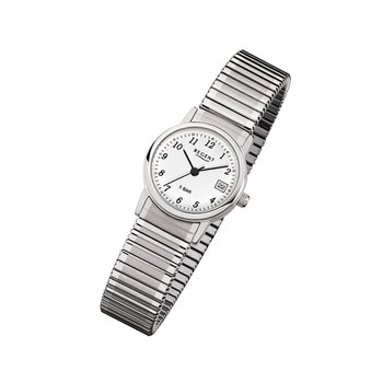 Zegarek na rękę Regent srebrny F-888 damski analogowy zegarek kwarcowy URF888 - Regent