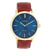 Zegarek na rękę unisex oozoo vintage series analogue leather brązowy uoc20388 Oozoo