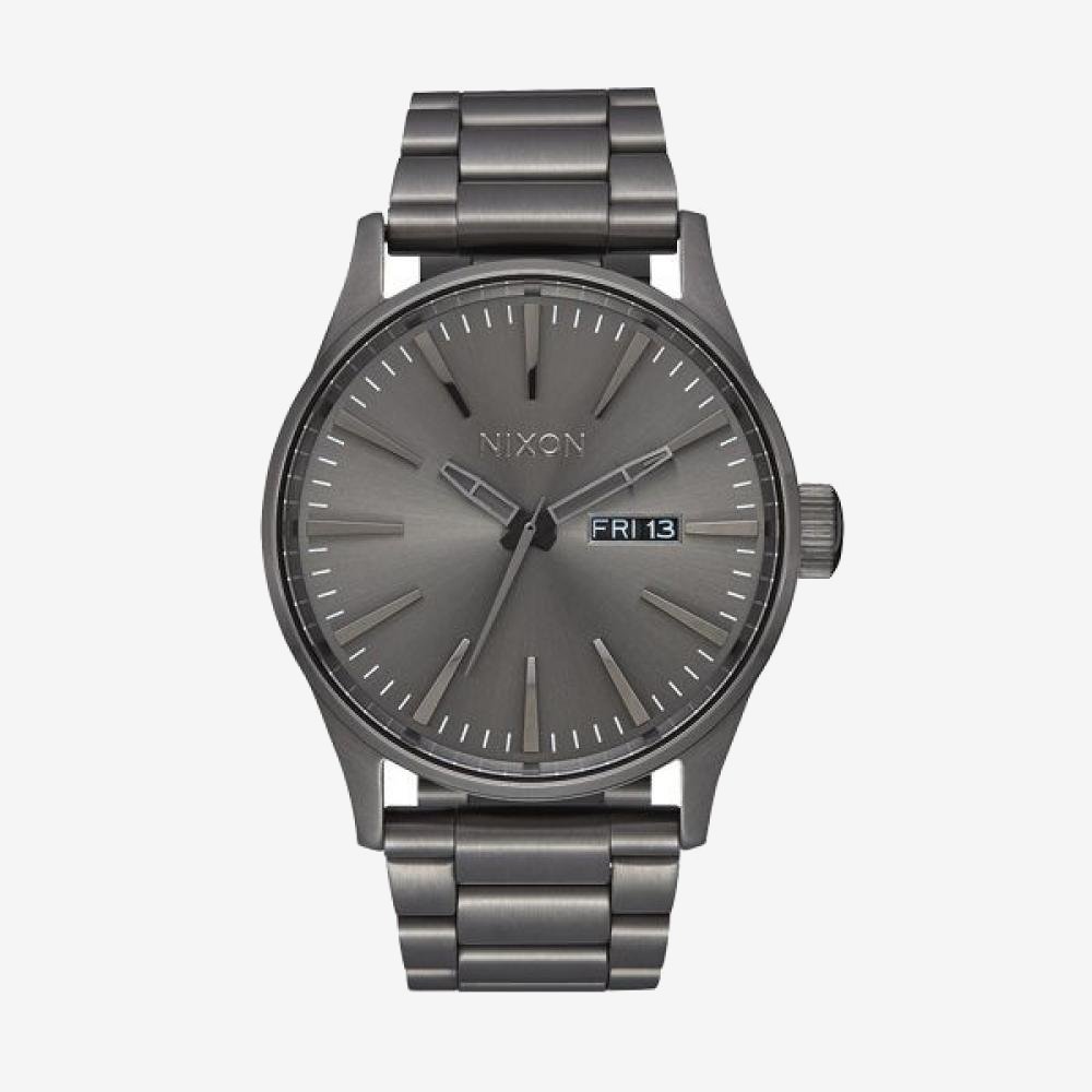 NIXON Klassiek horloge NIXON-A356-P, Compleet zwart-zwart, Eén maat, Aangepast