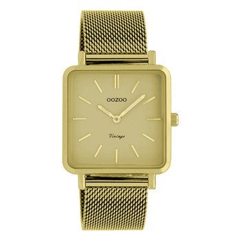Zegarek Oozoo w kolorze złotym ze stali nierdzewnej C20010 Vintage Series damski zegarek analogowy UOC20010 - Oozoo