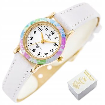 Zegarek PERFECT dla dziewczynki PREZENT NA KOMUNIĘ +BOX +TOREBKA +GRAWER - PERFECT