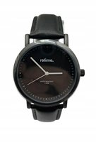 Zegarek RETIME-BASIC 300-223 39 mm Wodoodporny 3 ATM Klasyczny Czarny