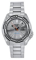 Zegarek Seiko 5 Sports SKX Style Special Edition Stainless Steel Silver Dial Automatic SRPK09K1 100M Men's Watch Seiko