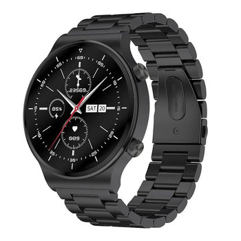 Zegarek Smartwatch C12 Czarny Stalowy - MICROWEAR