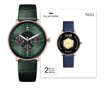 Zegarek smartwatch damski  GlacierX Noa GX-N247 | Menu PL Rozmowy | 2 Paski - Inny producent