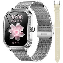 Zegarek Smartwatch Damski Hagen HB42.111.1410.5312-SET srebrny Hagen