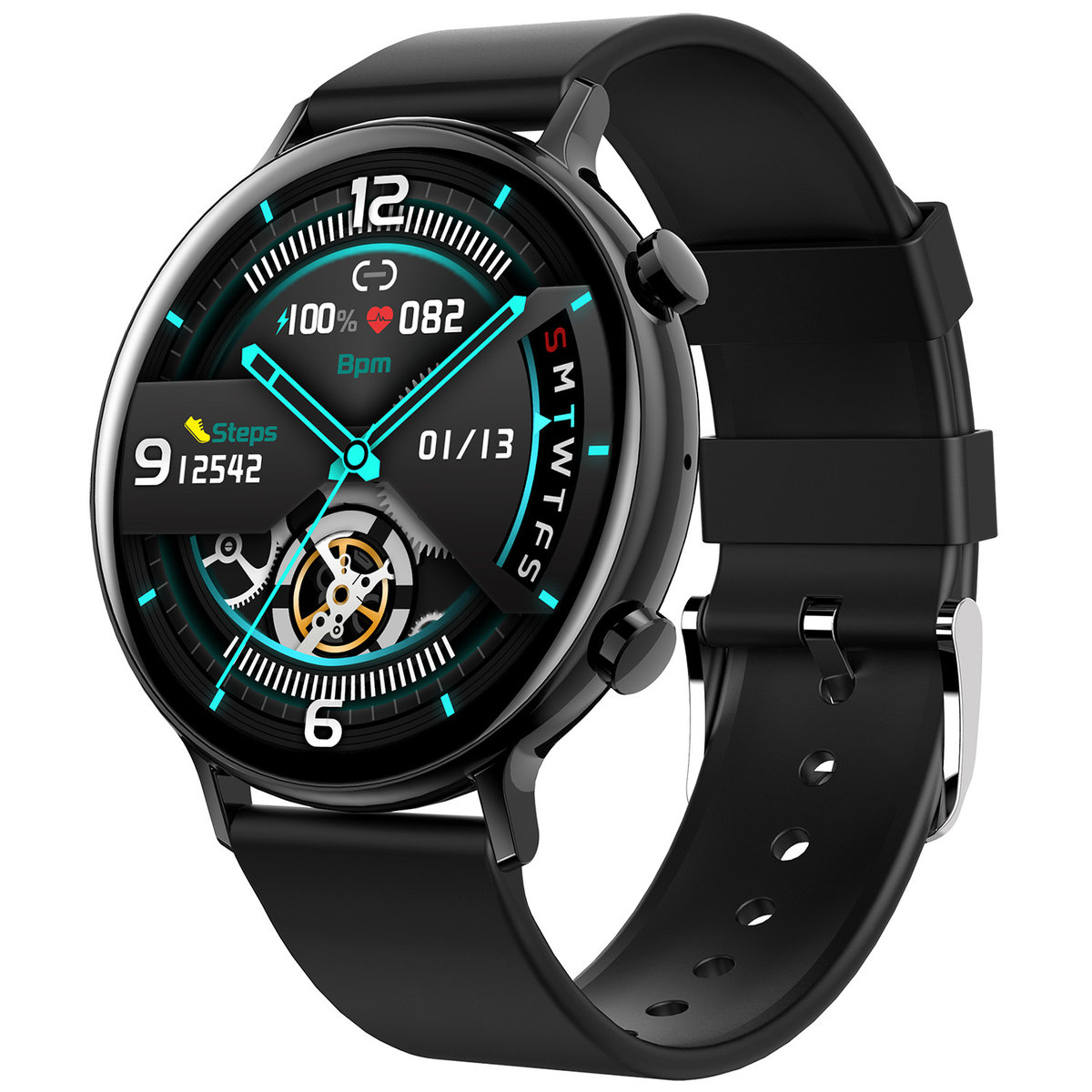Zdjęcia - Smartwatche HAGEN Zegarek Smartwatch Damski  Hc37.14.534.144-Set Czarny 
