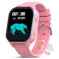 Zegarek smartwatch dla dzieci różowy brak informacji
